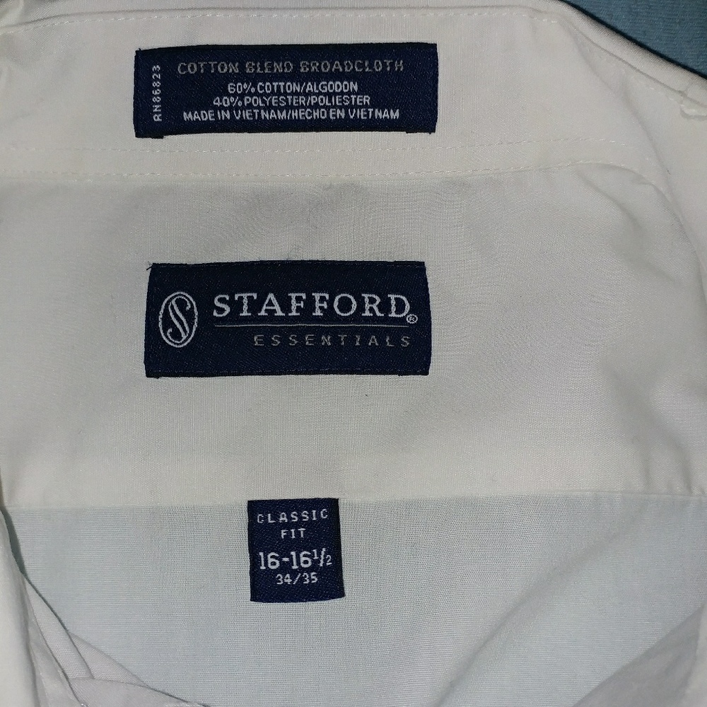Mens white button down - Picture 2 of 5